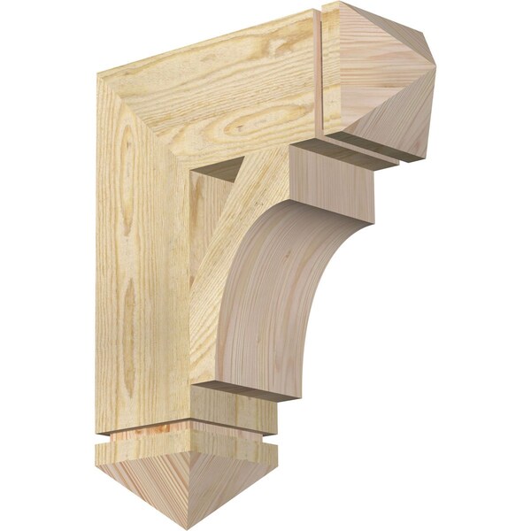 Ekena Millwork Westlake Arts & Crafts Rough Sawn Bracket, Douglas Fir, 6"W x 18"D x 22"H BKT06X18X22WTL03RDF - main